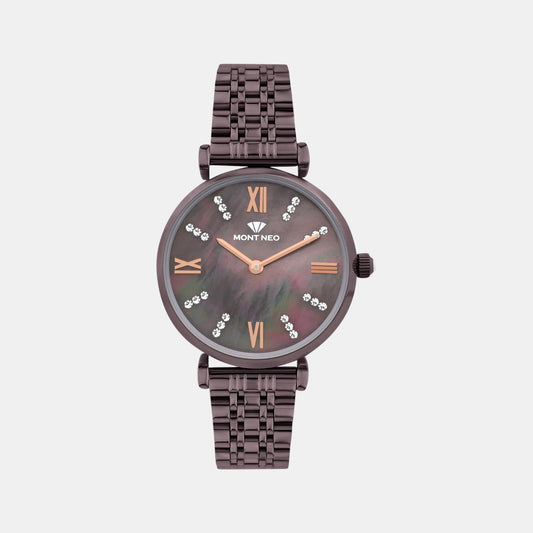 Women Quartz Multicolour Dial Analog Stainless Steel Watch 4515B-M6606