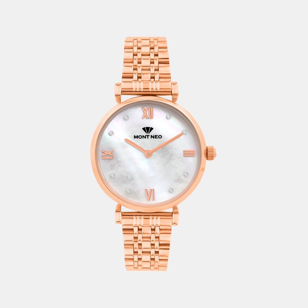 Women Quartz White Dial Analog Stainless Steel Watch 4516B-M3301