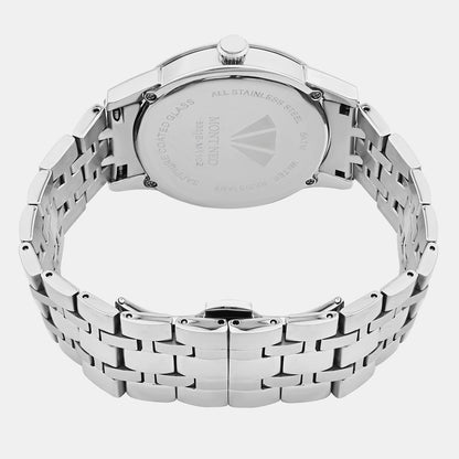 Women Quartz Silver Dial Analog Metal Watch 8501E-M1102