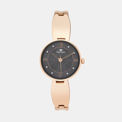 Women Quartz Gun Dial Analog Metal Watch 9008T-M3316