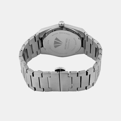 Men Quartz Blue Dial Analog Metal Watch G3509E-M1118