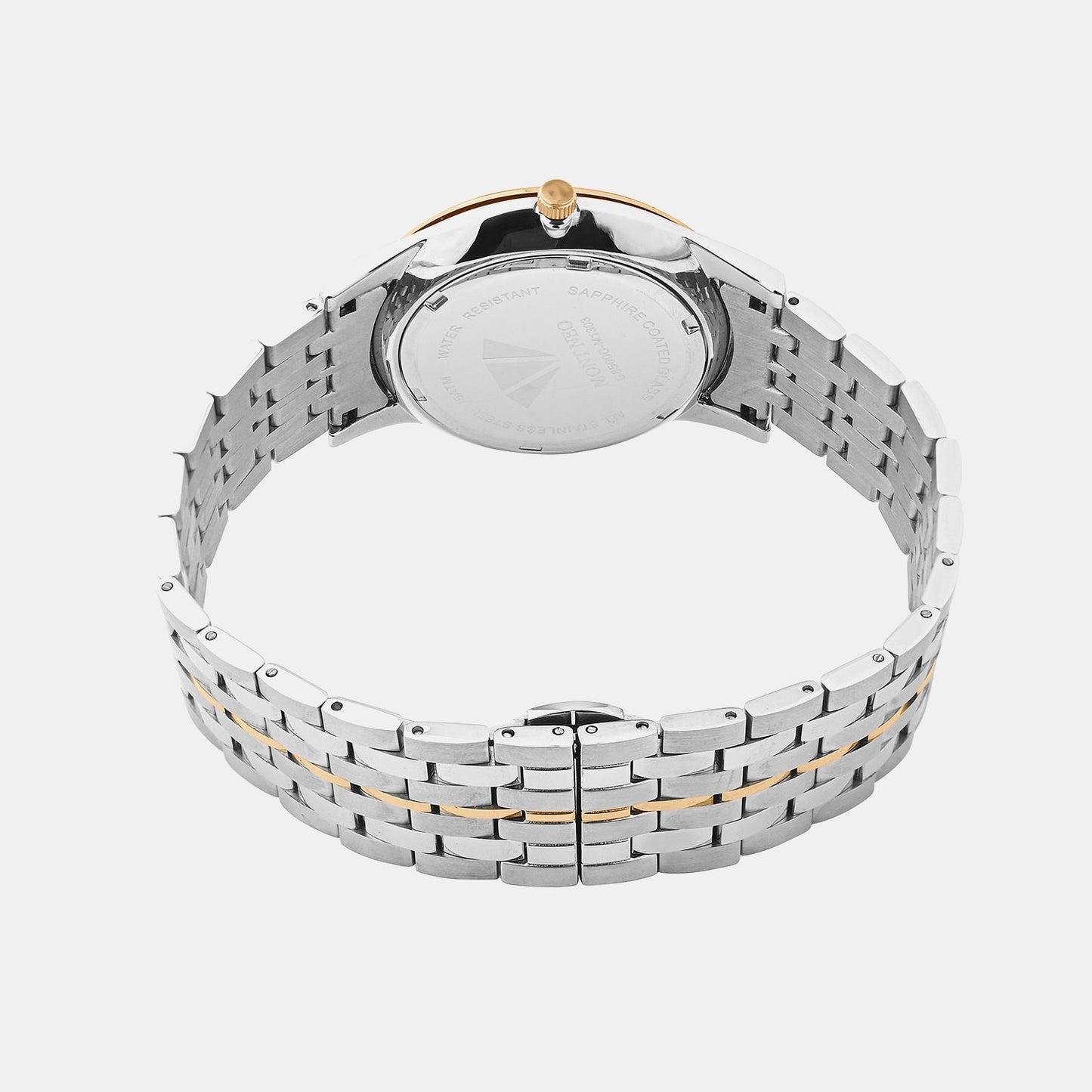 Men Quartz Silver Dial Analog Metal Watch G8500D-M1303