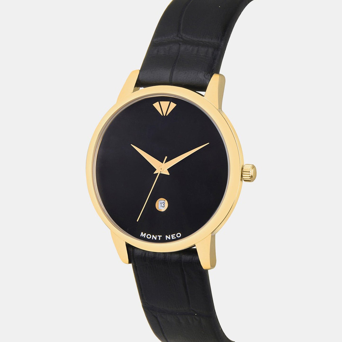 Women Quartz Black Dial Analog Leather Watch L1034E-L2204
