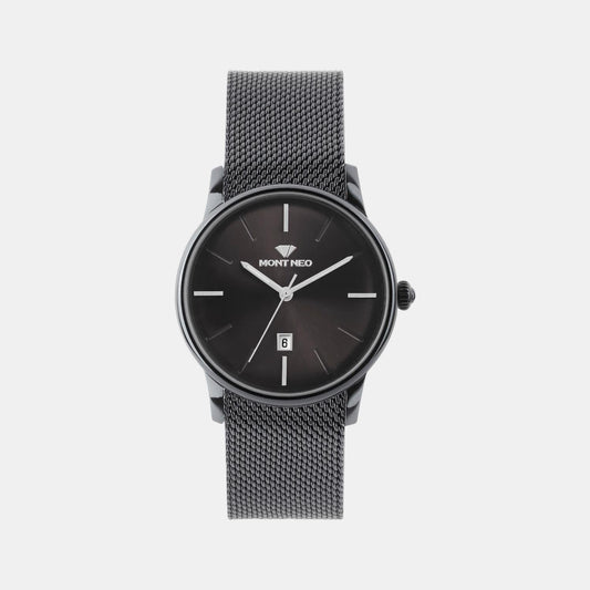 Women Quartz Grey Dial Analog Stainless Steel Watch L1052E-B8816