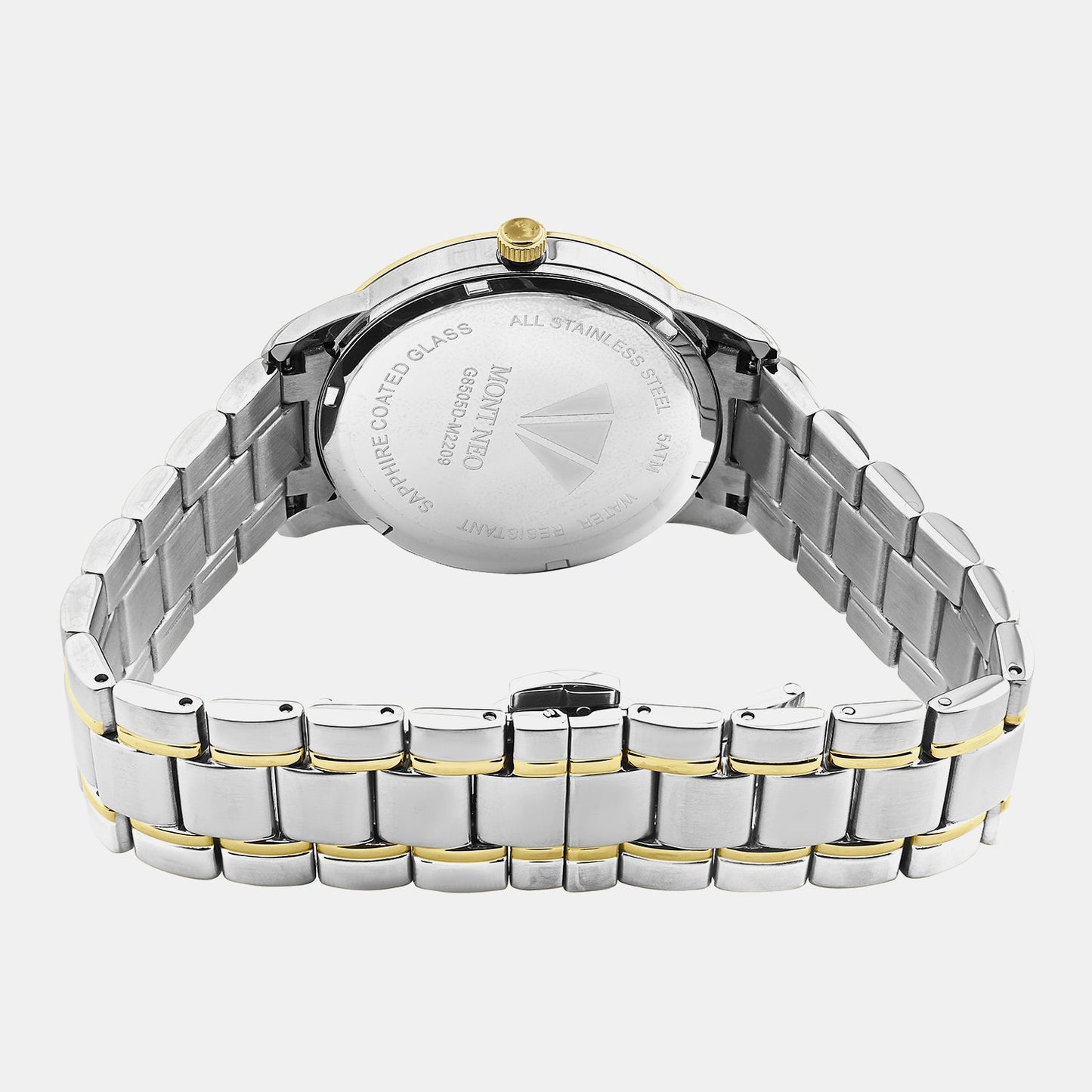 Women Quartz Silver Dial Analog Metal Watch L8505D-M1203