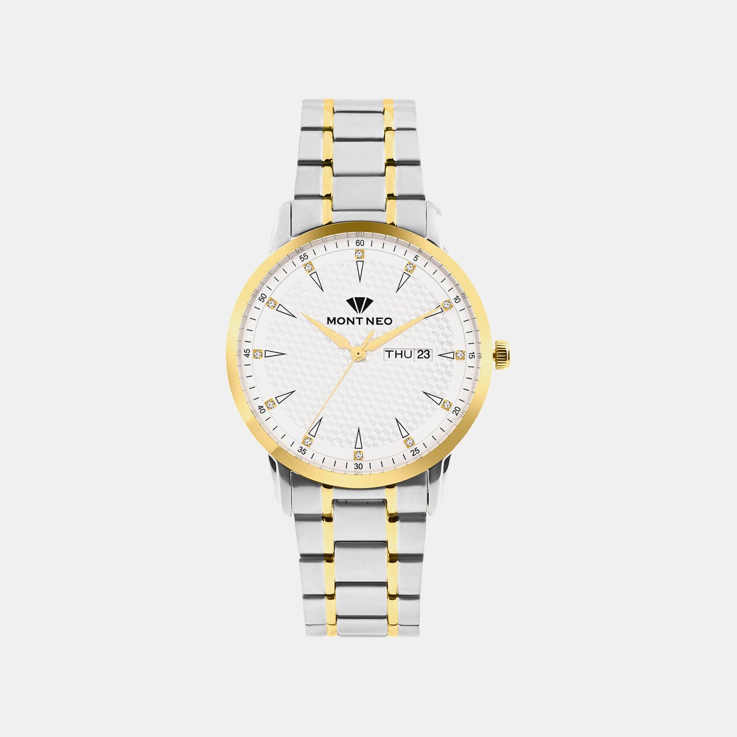 Women Quartz Silver Dial Analog Metal Watch L8505D-M1203