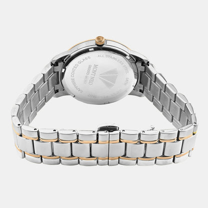 Women Quartz Silver Dial Analog Metal Watch L8505D-M1303