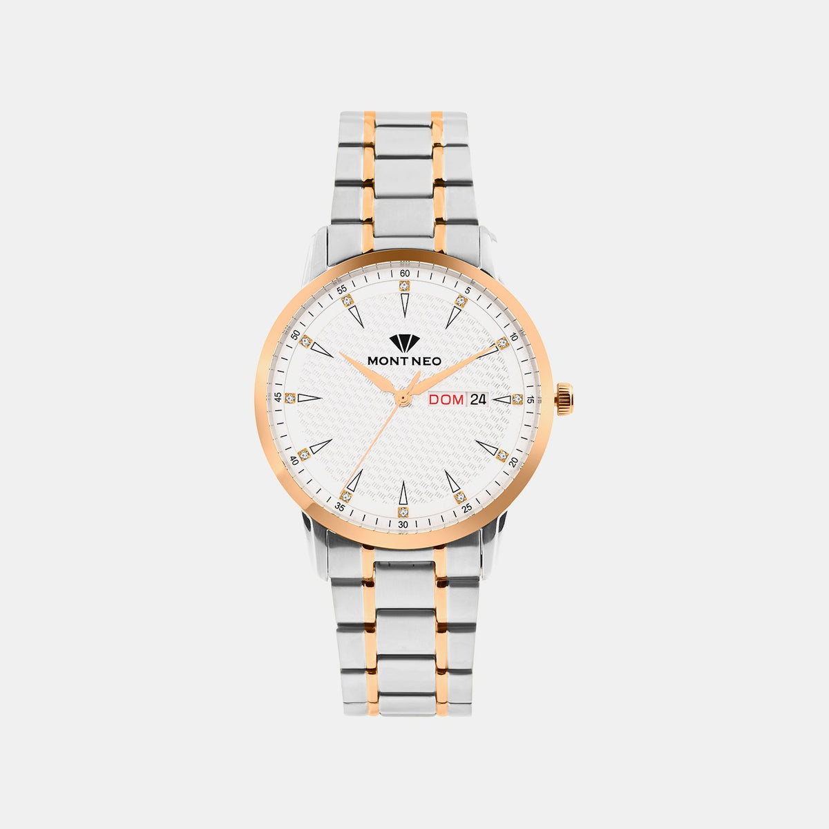 Women Quartz Silver Dial Analog Metal Watch L8505D-M1303