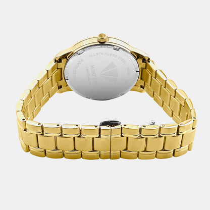 Women Quartz Gold Dial Analog Metal Watch L8505D-M2209